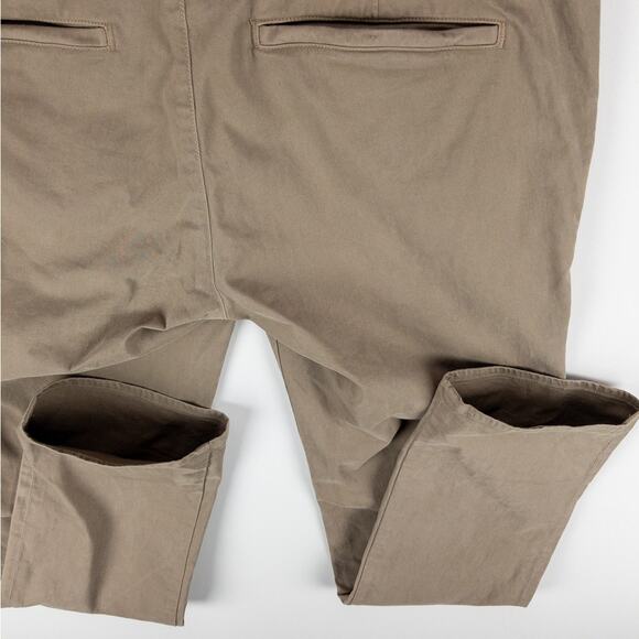 AG Slim Fit Chino Pants 33x33 Beige Stretch Lux Line Twill by Goldschmied - Picture 11 of 12